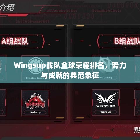 Wingsup戰(zhàn)隊全球榮耀排名，努力與成就的典范象征