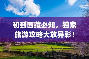 初到西藏必知，獨家旅游攻略大放異彩！