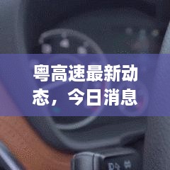 粵高速最新動態(tài)，今日消息一覽