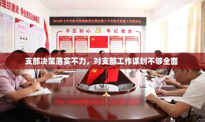 支部決策落實(shí)不力，對(duì)支部工作謀劃不夠全面 